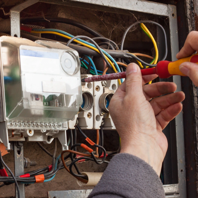 technician doing maintenance